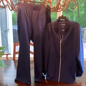 Navy scrubs urbane aspire. Pants 2xl. Top 3xl